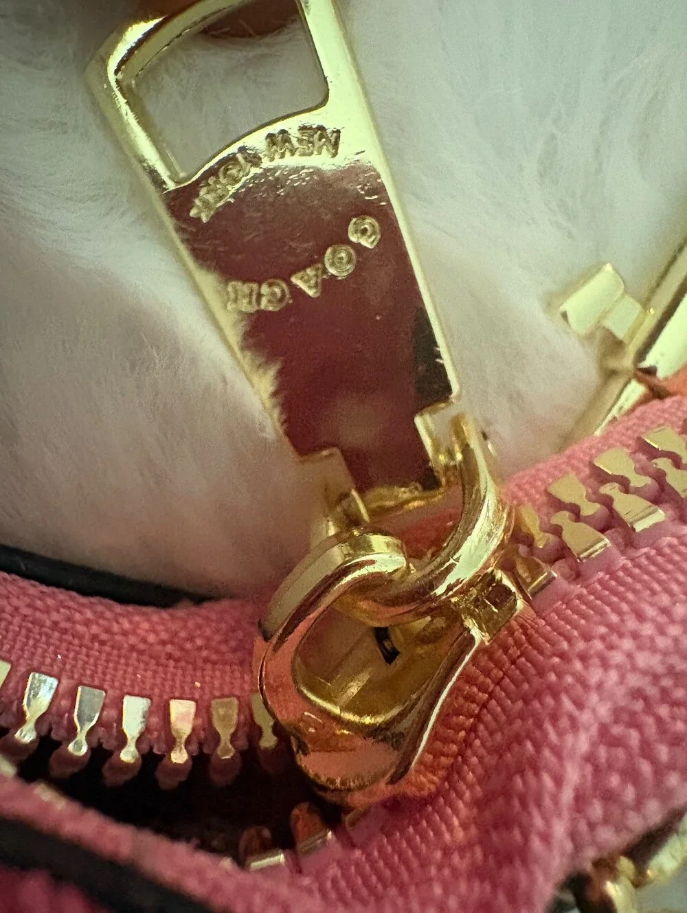 COACH Gold-Tone Zip Pull Accessory - Gold